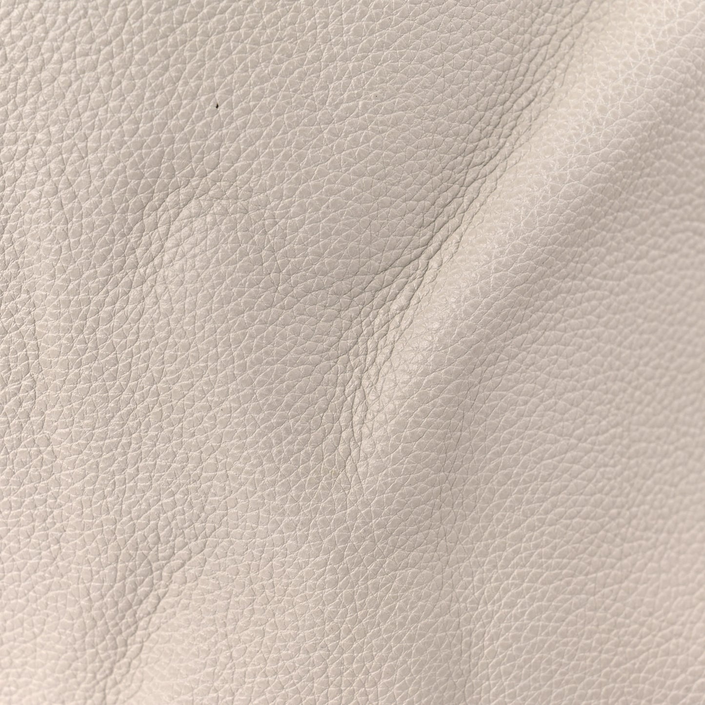 Calfskin Logo Drawstring Backpack Mystic White