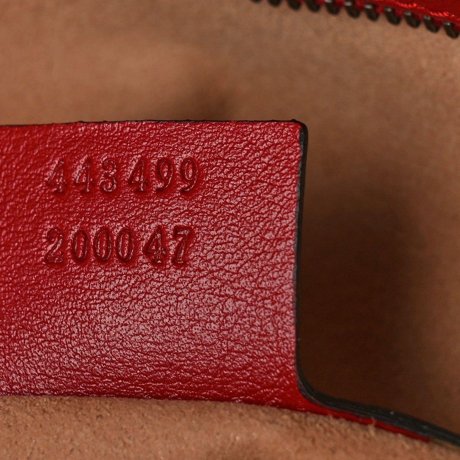 Gucci Calfskin Matelasse Medium GG Marmont Chain Shoulder Bag Hibiscus Red 7 of 11