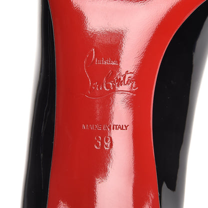 Christian Louboutin Patent Pigalle Follies 55 Pumps 39 Black 6 of 8