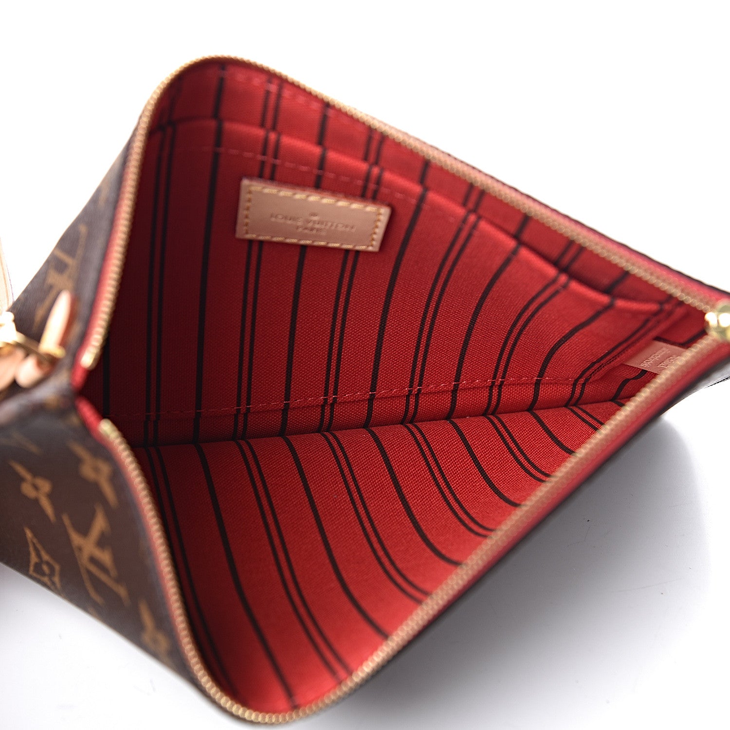 Louis Vuitton Monogram Neverfull MM GM Pochette Cherry 5 of 8
