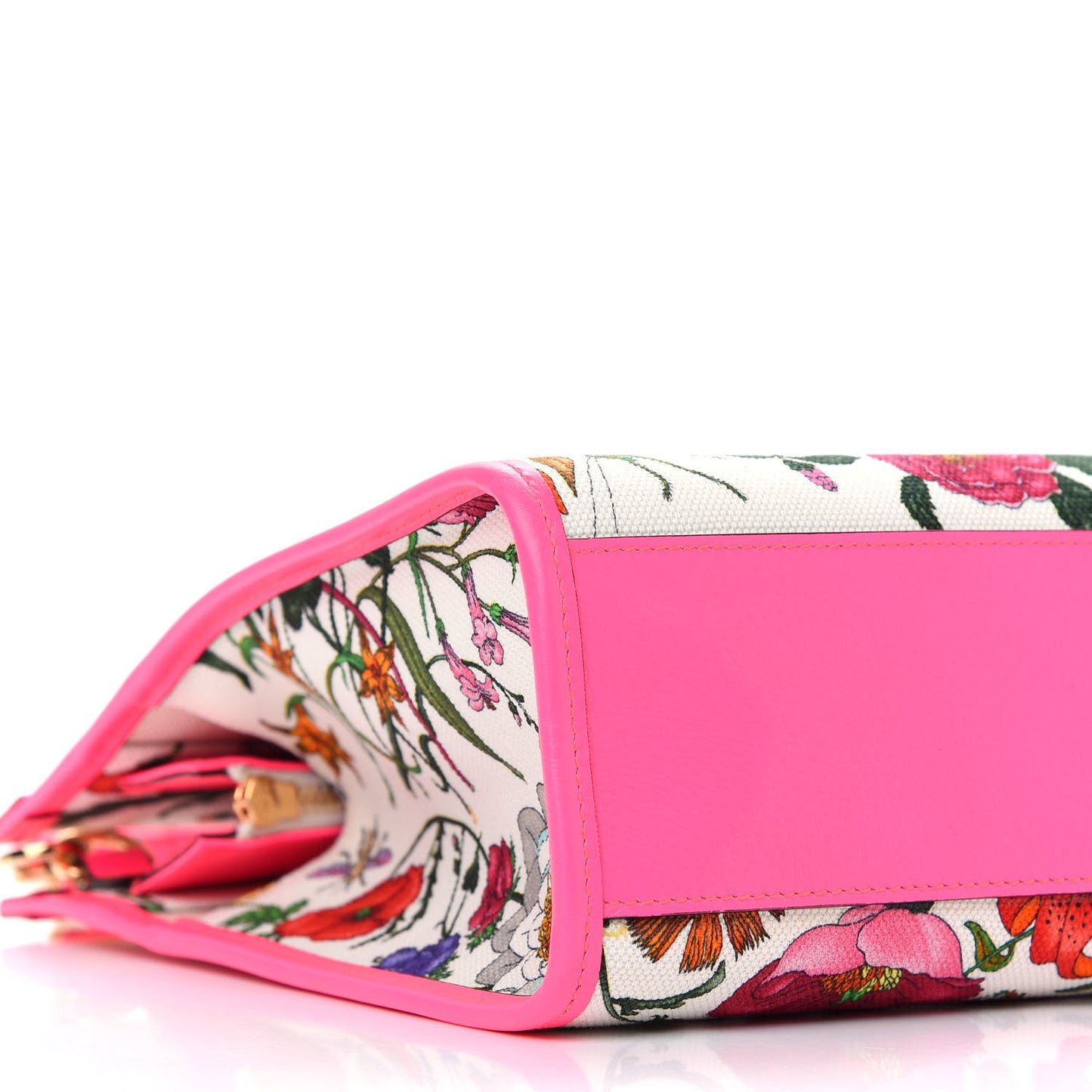 Canvas Medium Flora Tote Fuchsia