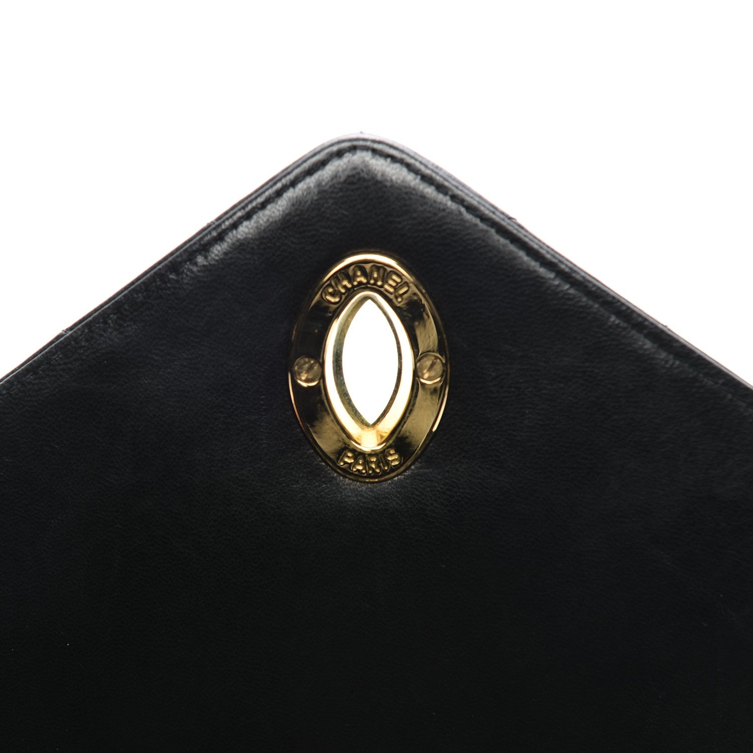 Chanel Lambskin Vertical Quilted Flap Camera Case Black 8 of 9