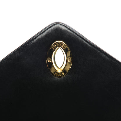 Chanel Lambskin Vertical Quilted Flap Camera Case Black 8 of 9