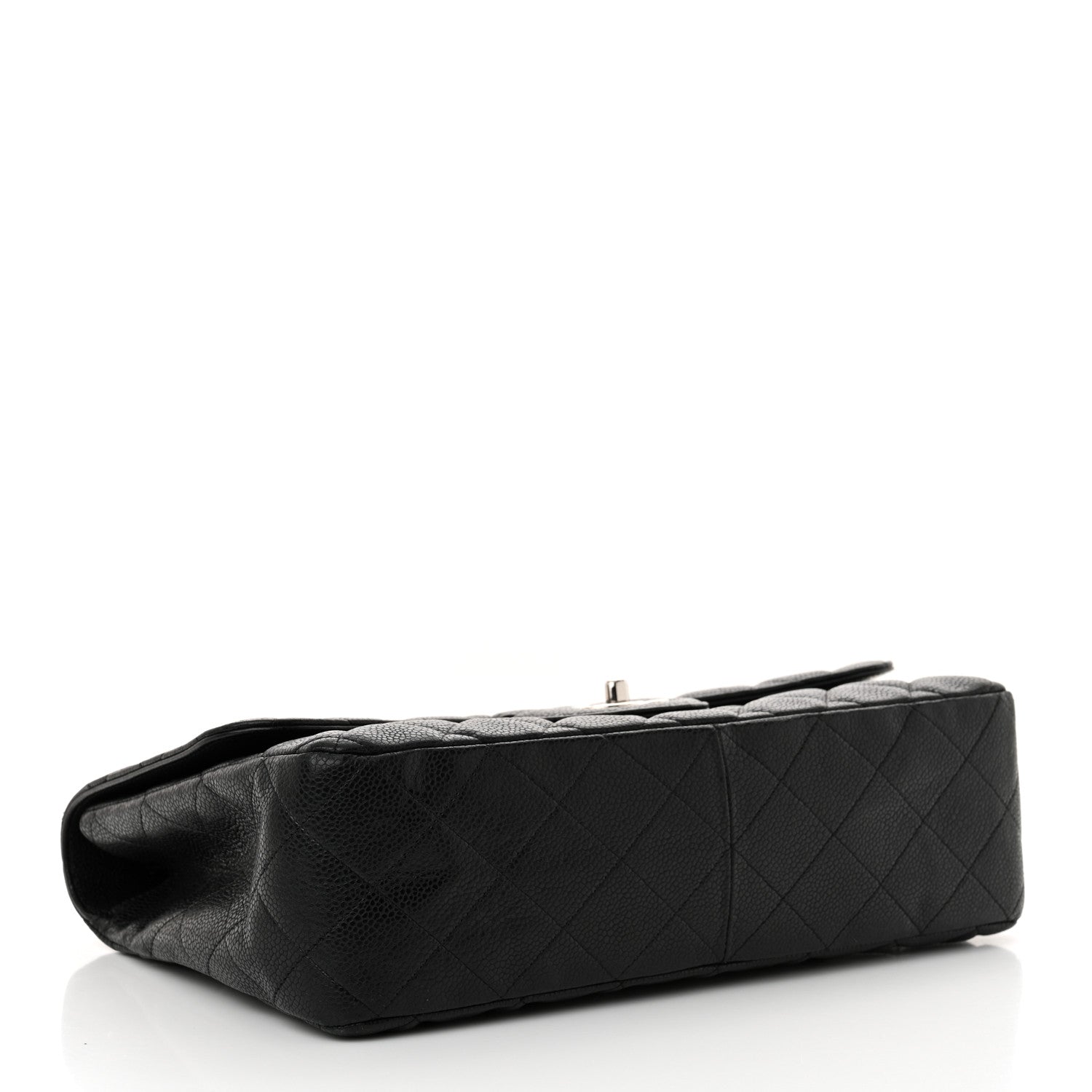 Chanel Caviar Quilted Jumbo Single Flap  Black 4 of 13