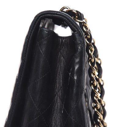 Chanel Lambskin Quilted Jumbo Single Flap Black 17 of 17