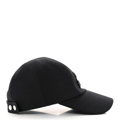 Hermes Cotton Davis H Sellier Cap 56 Black 6 of 9