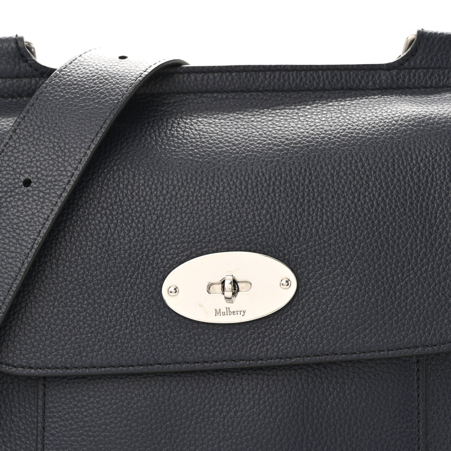 Small Classic Grain Calfskin Antony Messenger Crossbody Night Sky