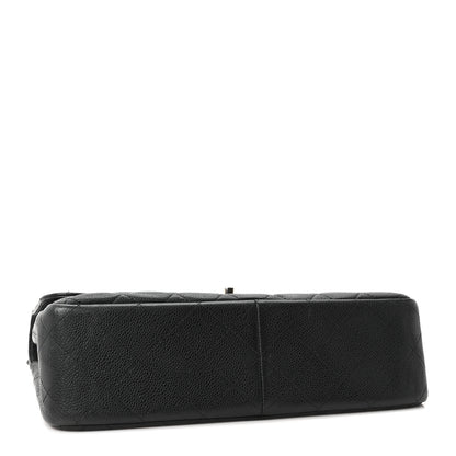 Chanel Caviar Quilted Jumbo Double Flap Black 4 of 10
