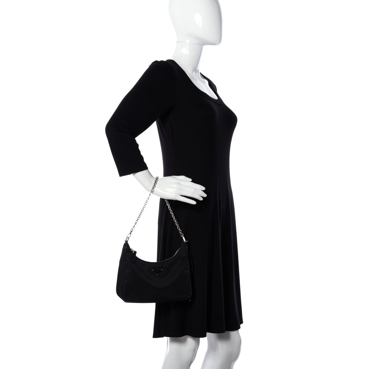 Nylon Re-Edition 2005 Shoulder Bag Black