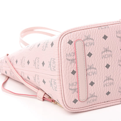 MCM Visetos Medium Liz Reversible Shopper Tote Soft Pink 9 of 14