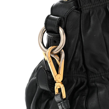 Prada Nappa Gaufre Tote Black 10 of 12