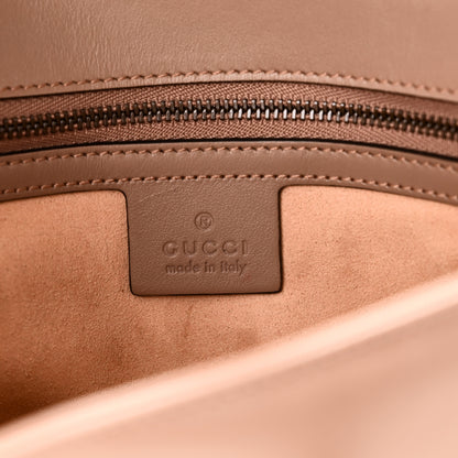 Gucci Calfskin Matelasse Small GG Marmont Shoulder Bag Porcelain Rose 6 of 10