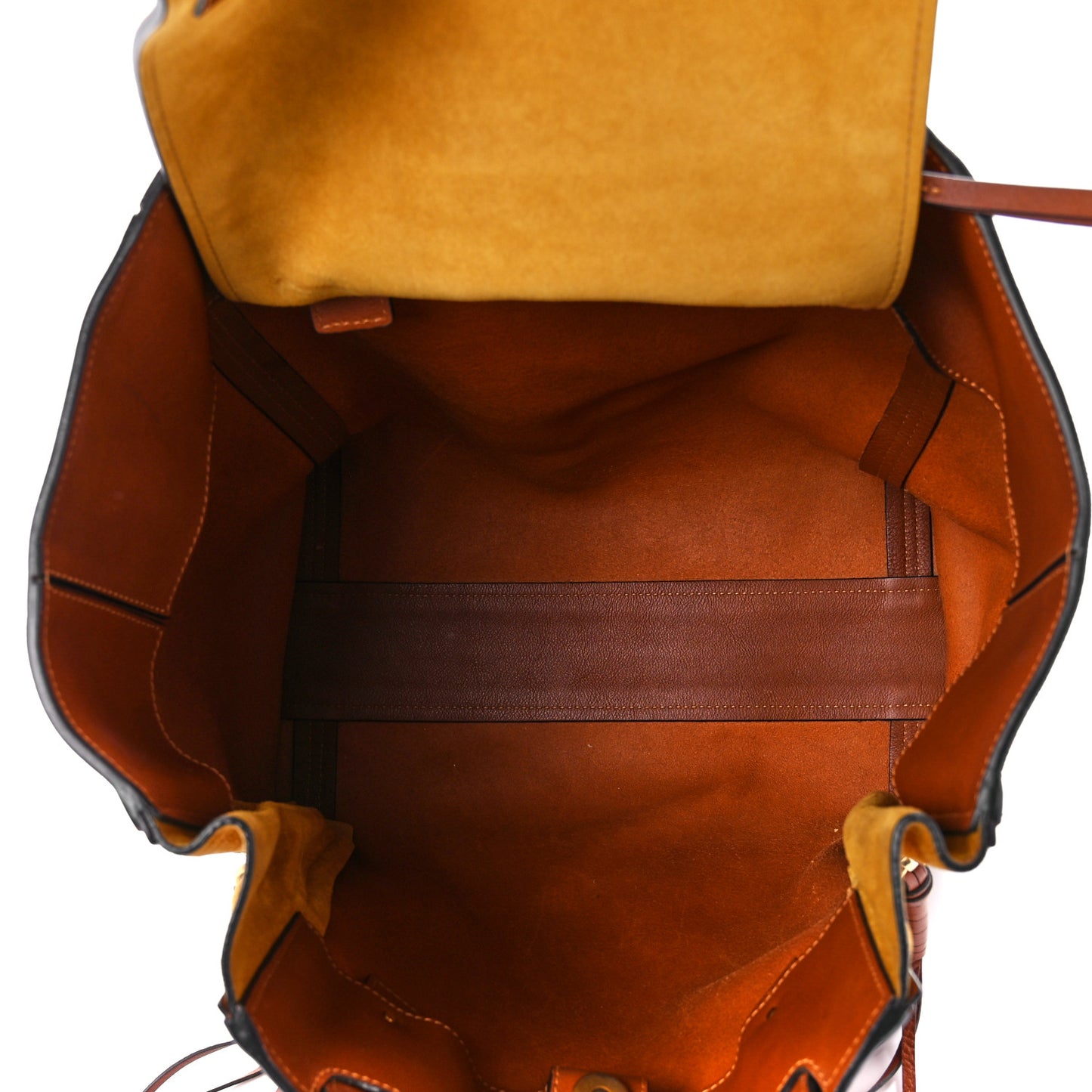 Smooth Calfskin Medium Milo Shopping Tote Caramel