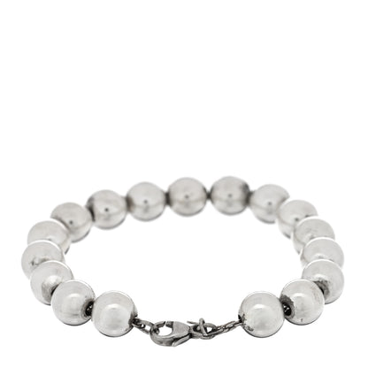 Tiffany Sterling Silver 10mm HardWear Ball Bracelet 2 of 3