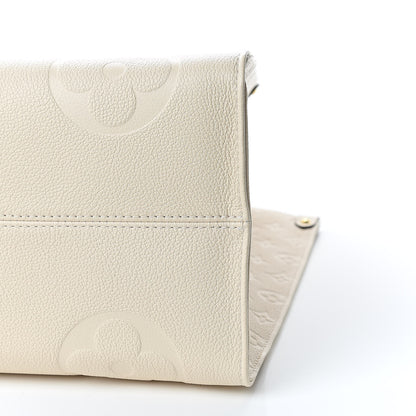 Louis Vuitton Empreinte Monogram Giant Onthego GM Creme 9 of 9