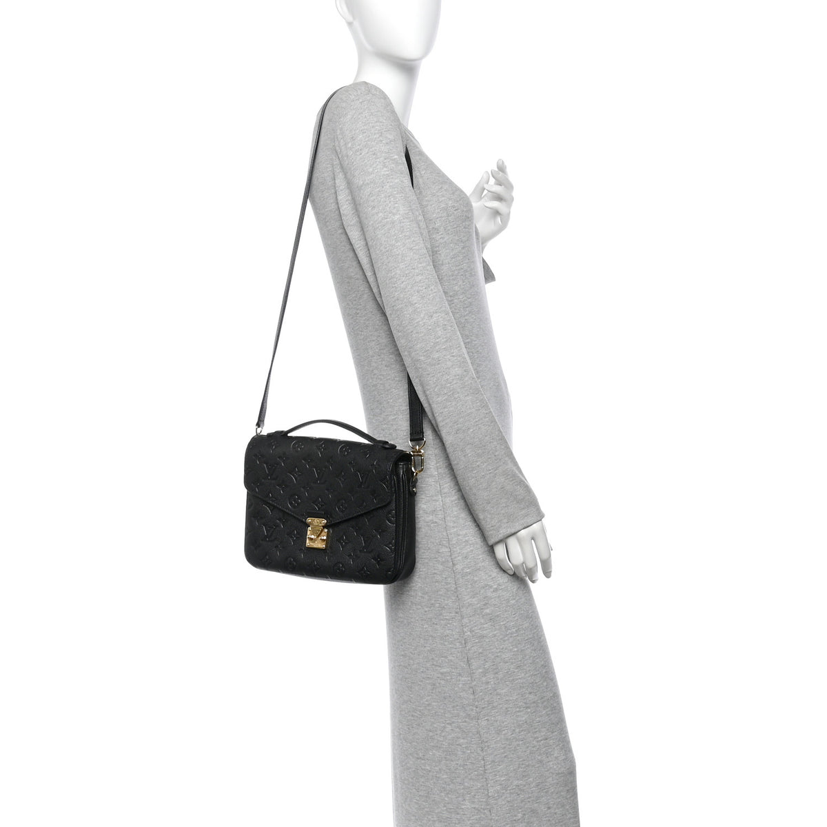 Louis Vuitton Empreinte Pochette Metis Black 2 of 12