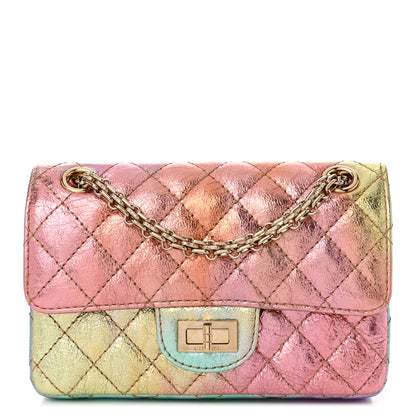 Chanel Metallic Goatskin Quilted Mini 2.55 Reissue Flap Multicolor 1 of 11