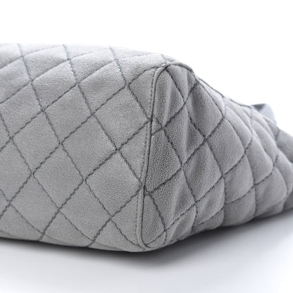 Stella McCartney Shaggy Deer Quilted Falabella East West Shopper Tote Grey 9 of 10