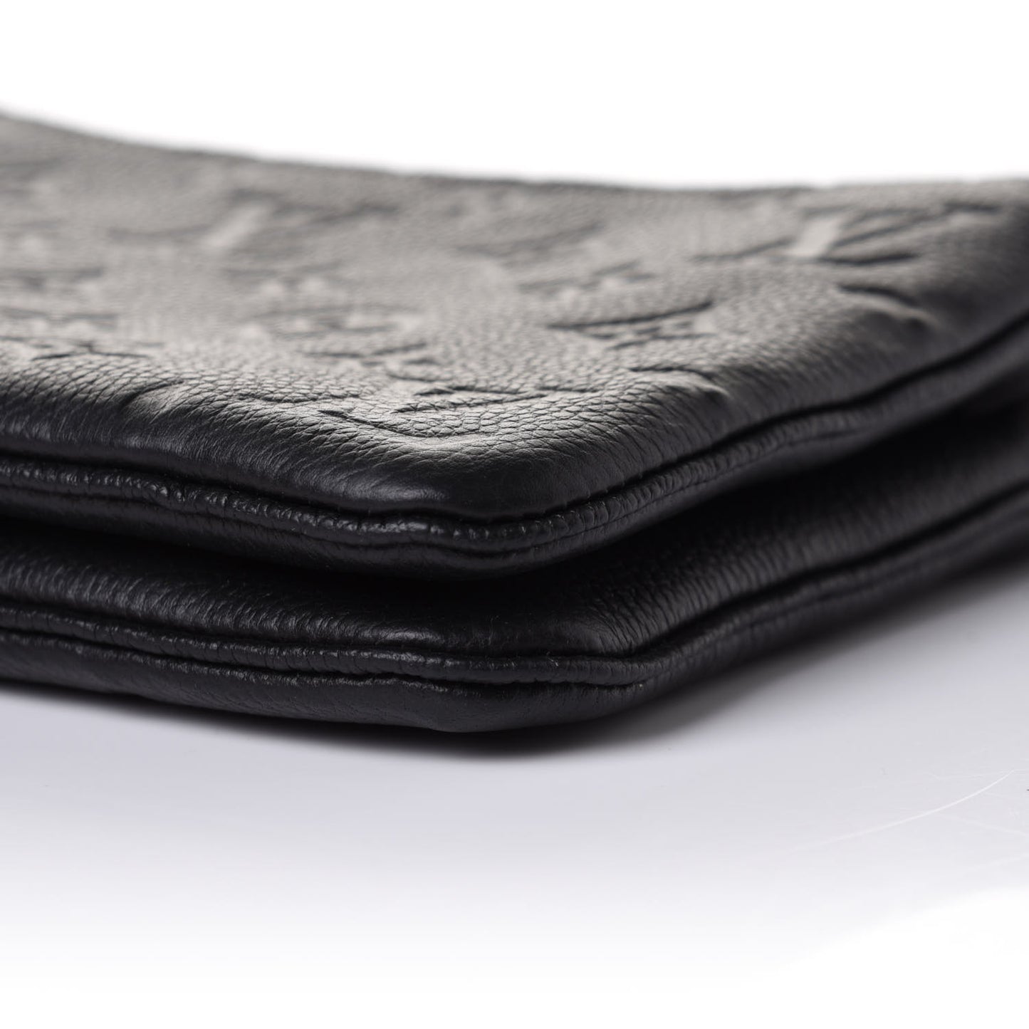 Empreinte Double Zip Pochette Black