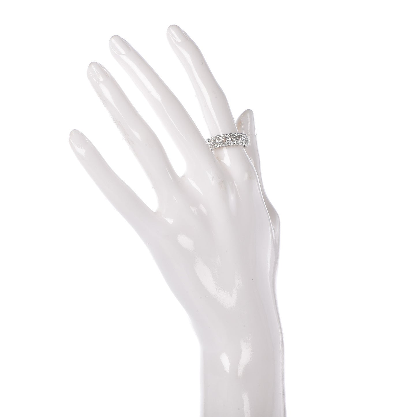 Platinum Diamond Cobblestone Ring 52 6