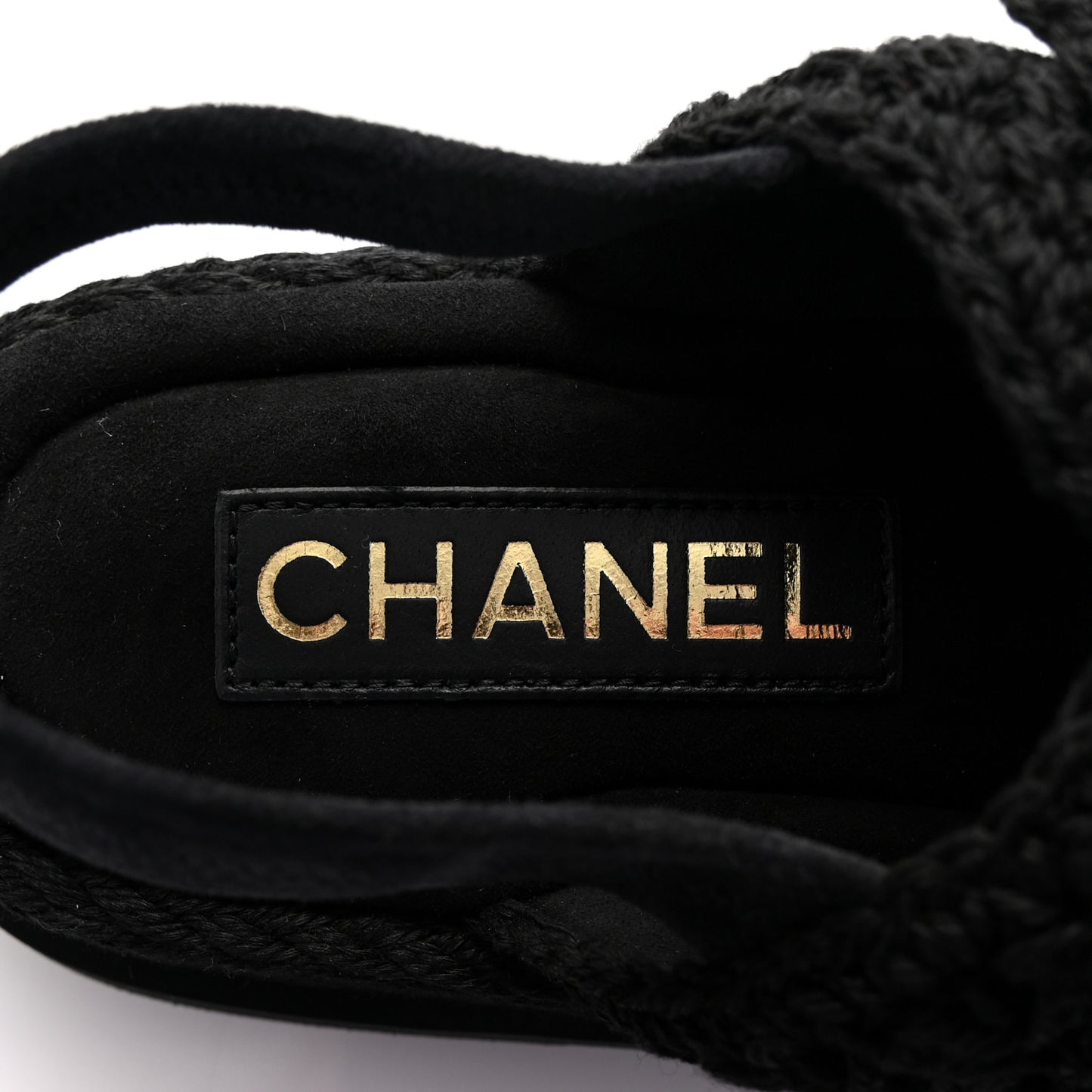 Crochet Velcro Dad Sandals 39 Black