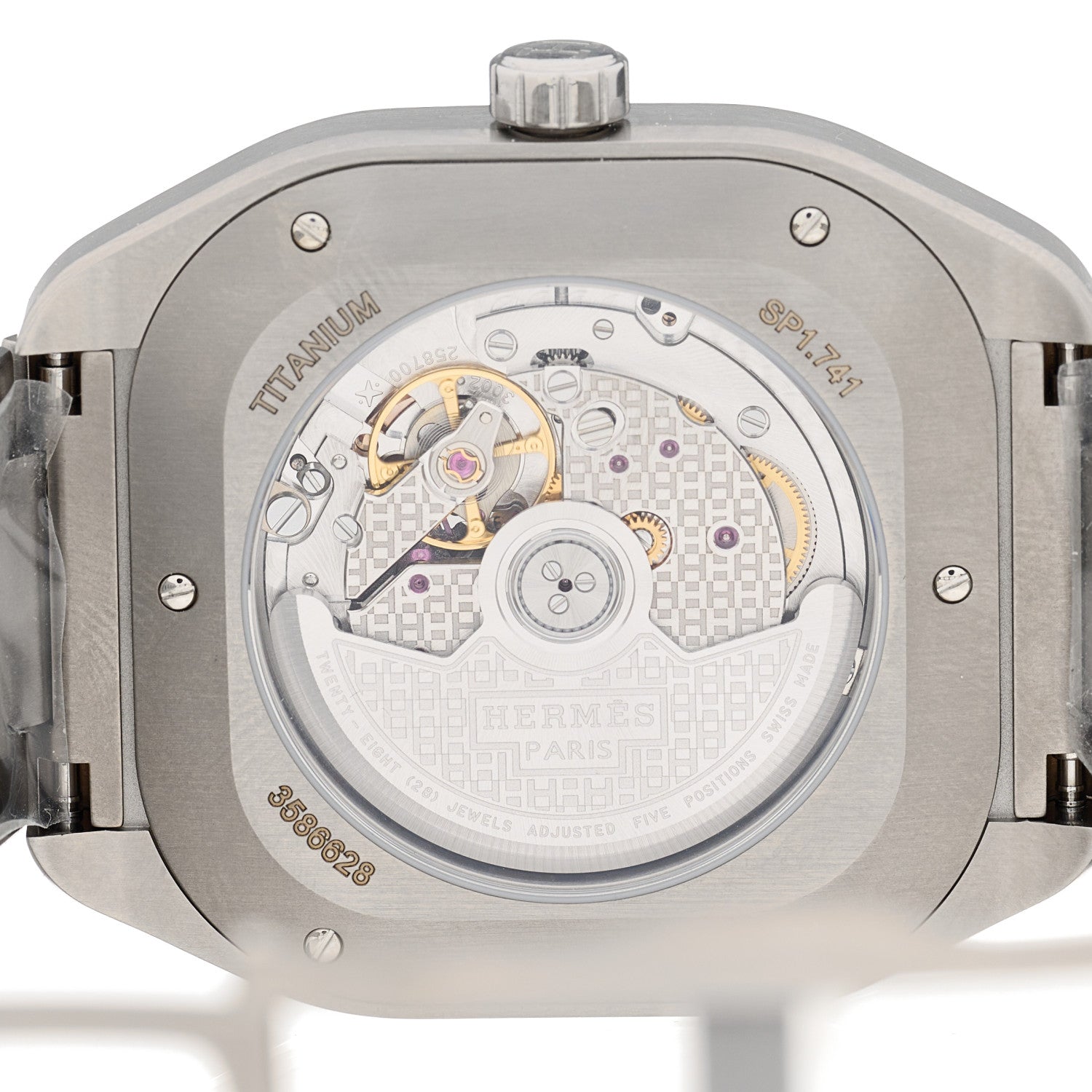 Hermes Titanium 39mm H08 Automatic Watch 3 of 4