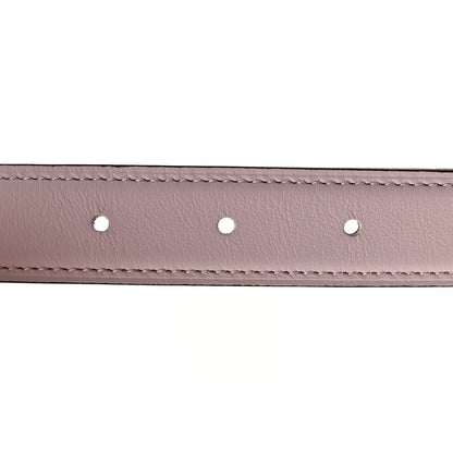 Hermes Swift Epsom 24mm H Cursives Belt 70 28 Mauve Pale Gris Meyer 4 of 6