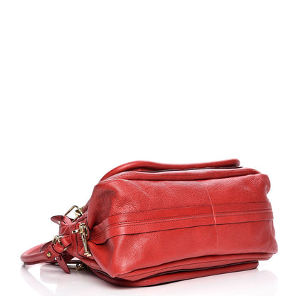 Chloe Calfskin Medium Paraty Holly Berry 5 of 15