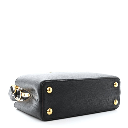 Louis Vuitton Taurillon Capucines BB Black 4 of 11