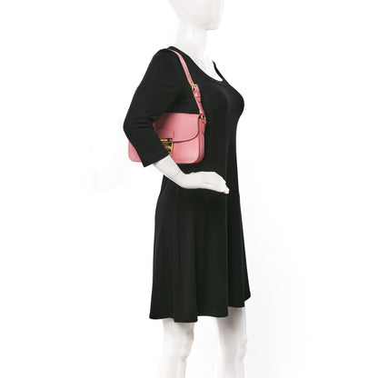 Miu Miu Goatskin Madras Shoulder Bag Rosa 3 of 17