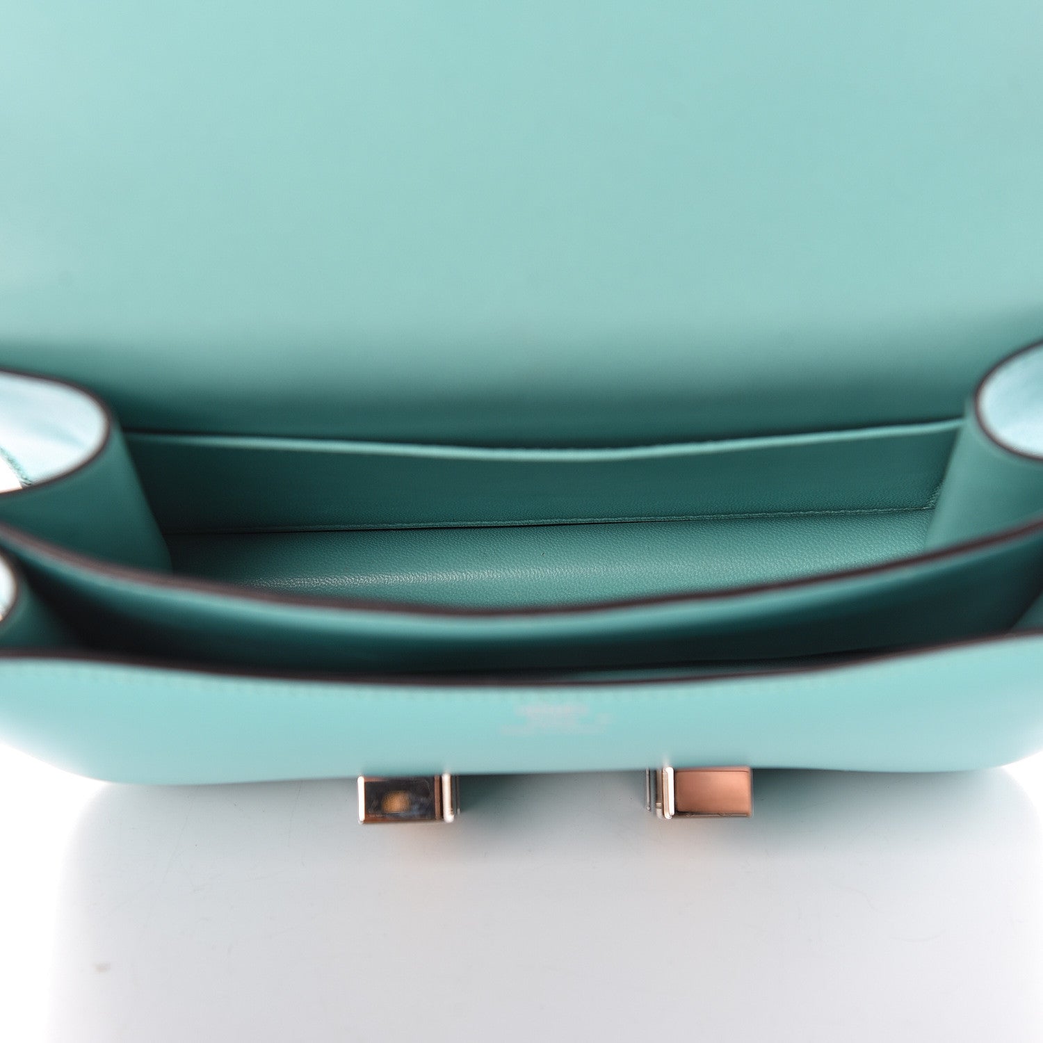 Hermes Tadelakt Lizard Constance 18 Bleu Atoll Ficelle 5 of 23