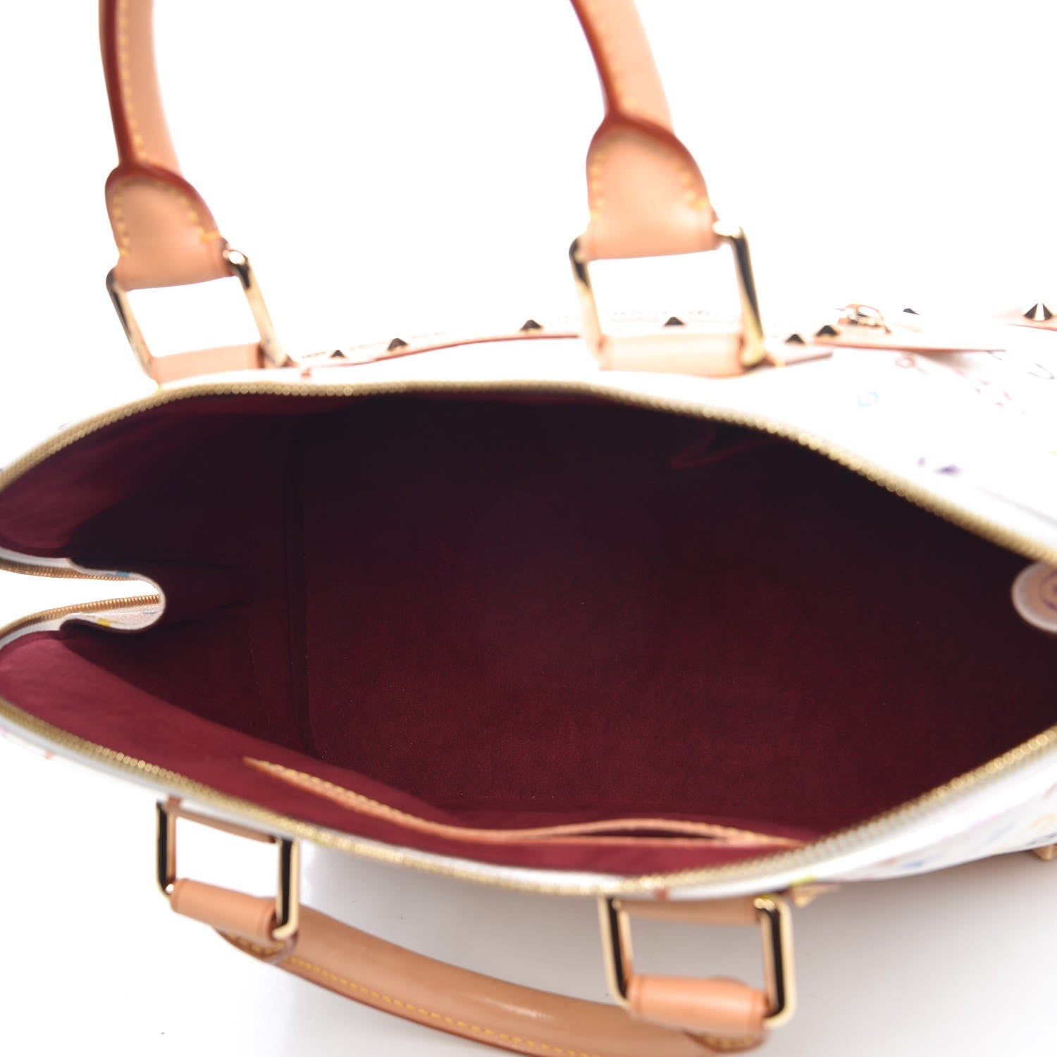 Louis Vuitton Monogram Multicolor Alma White 5 of 9