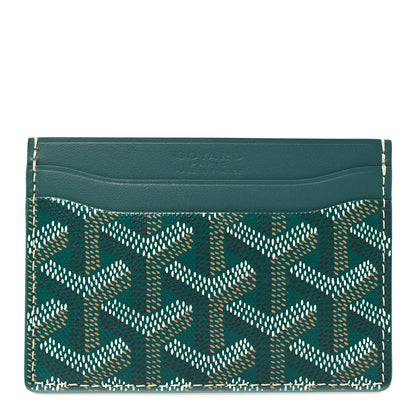 Goyard Goyardine Saint Sulpice Card Holder Green Green 1 of 7