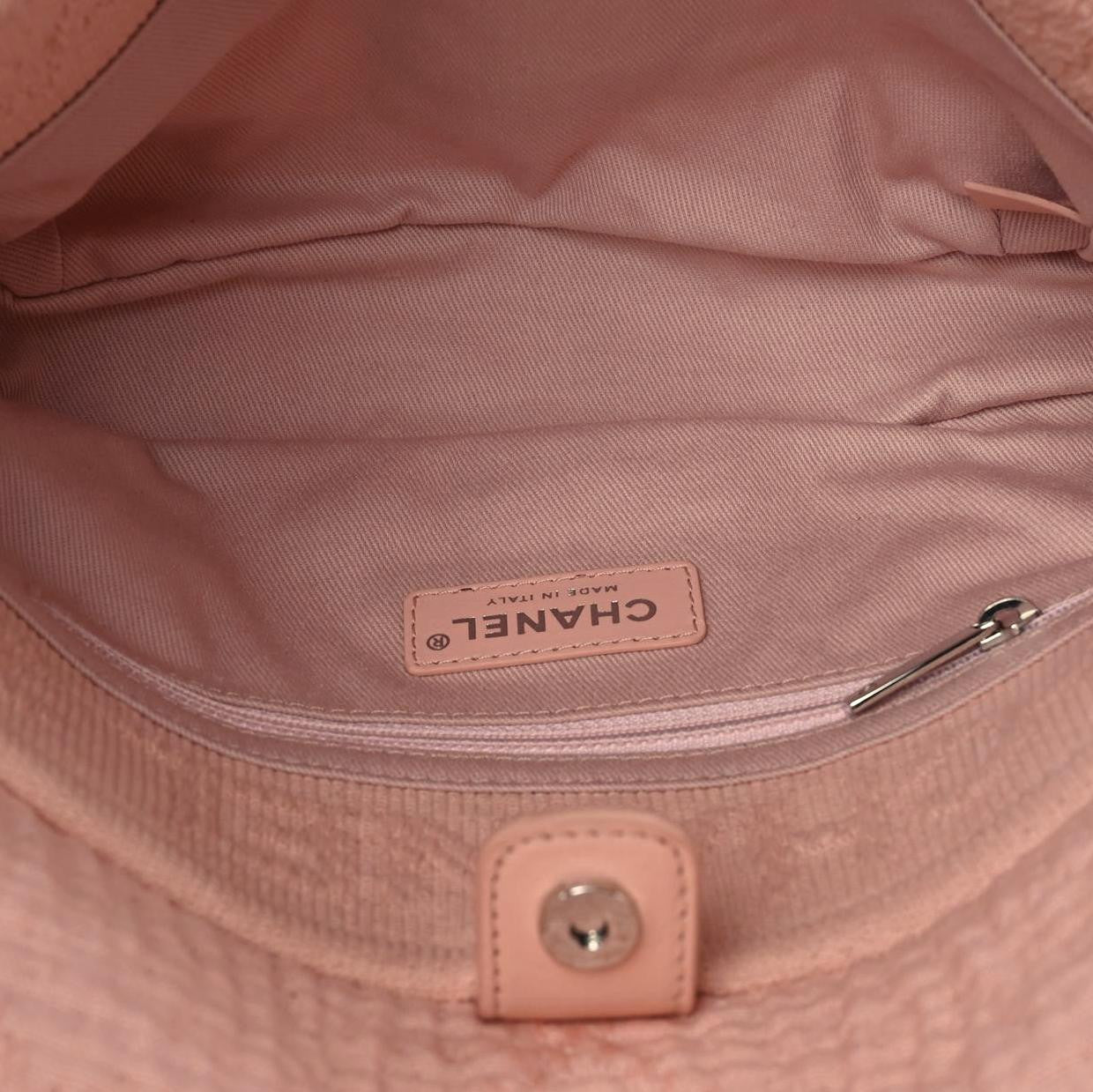 Canvas Flap Messenger Light Pink