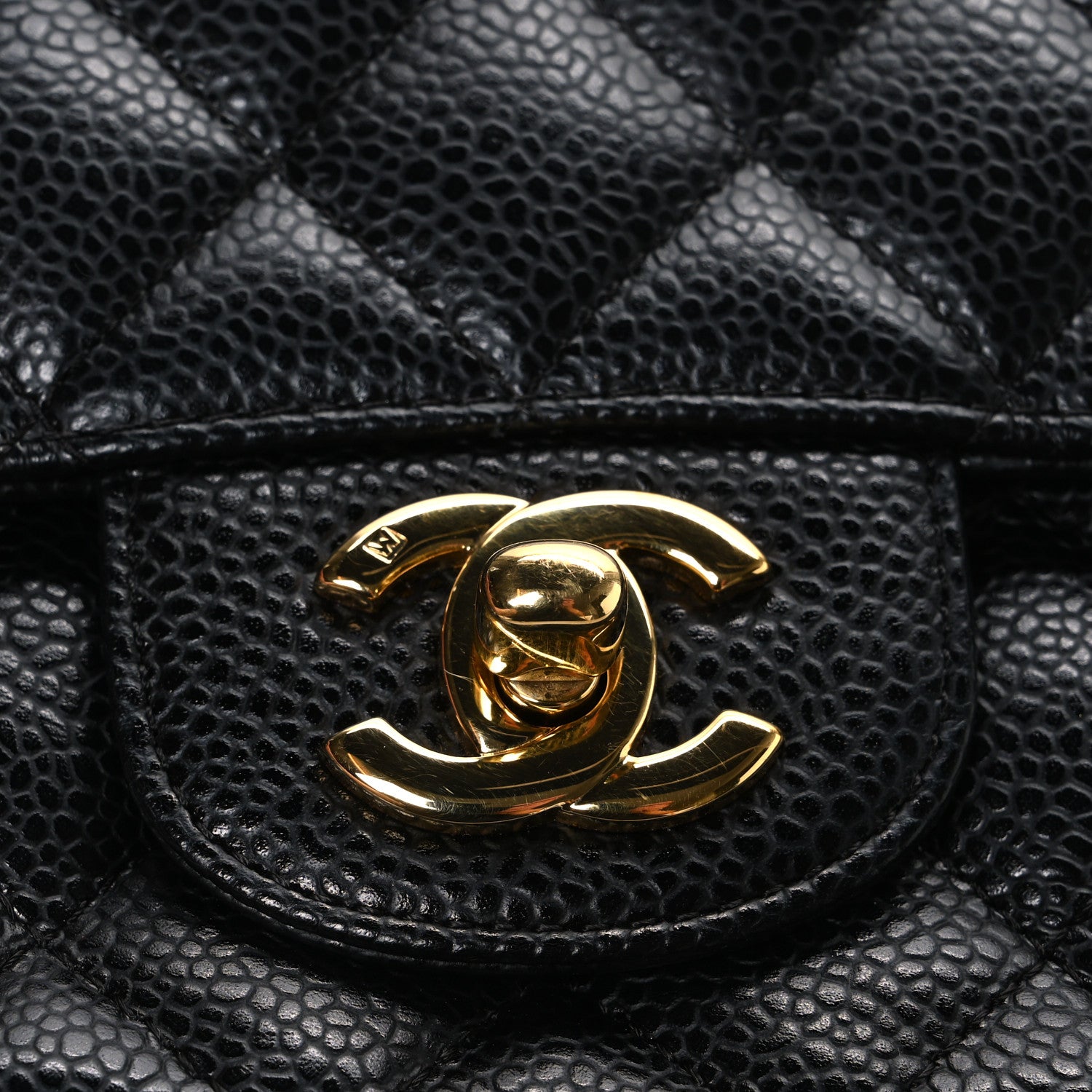 Chanel Caviar Quilted Mini Square Flap Black 10 of 11