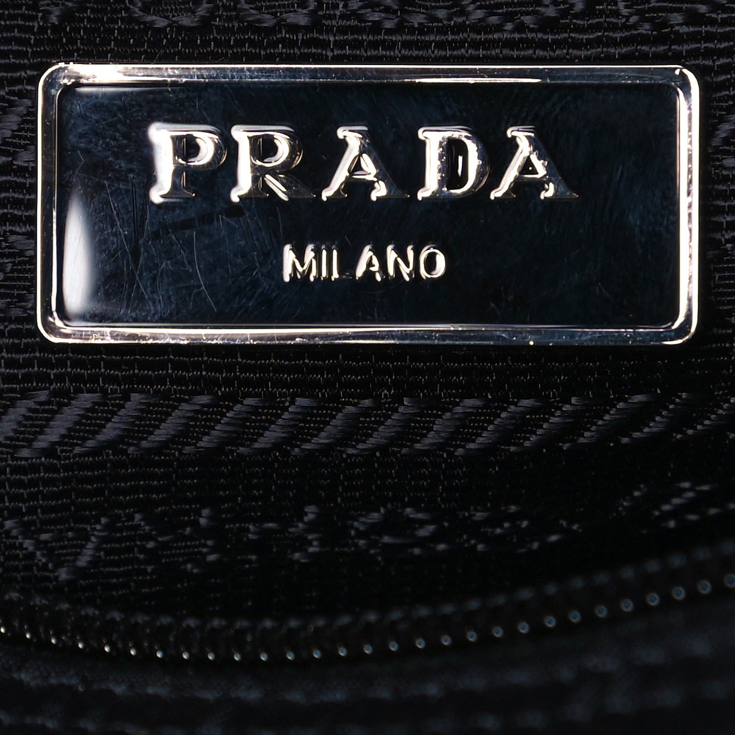 Prada Nylon New Vela Studded Messenger Black Astrale 6 of 13