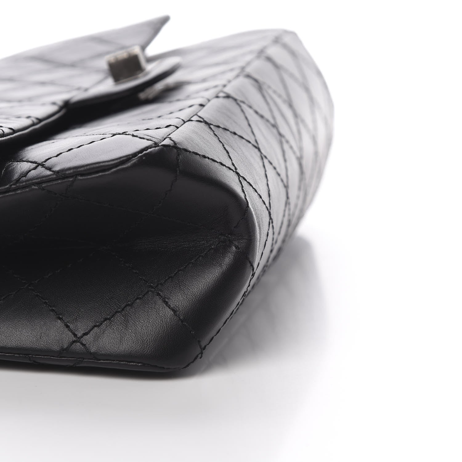 Chanel Aged Calfskin Quilted 2.55 Reissue 226 Flap Black 12 of 14