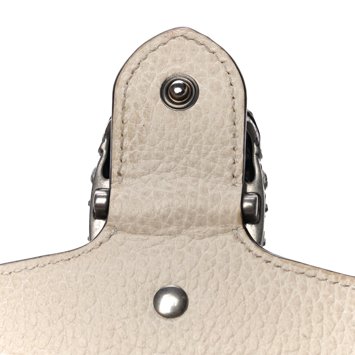 Gucci Dollar Calfskin Crystal Super Mini Dionysus Shoulder Bag Mystic White Black Diamond 11 of 17