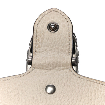 Gucci Dollar Calfskin Crystal Super Mini Dionysus Shoulder Bag Mystic White Black Diamond 11 of 17