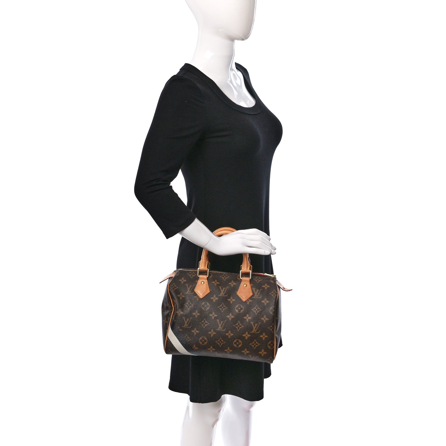 Louis Vuitton Monogram My LV Heritage Speedy 25 Black Ivory 2 of 10