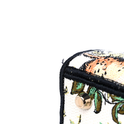 Christian Dior Canvas D-Constellation Embroidered Medium Lady D-Lite Latte Multicolor 9 of 9