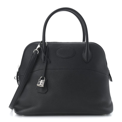 Hermes Taurillon Clemence Bolide 31 Black 1 of 10