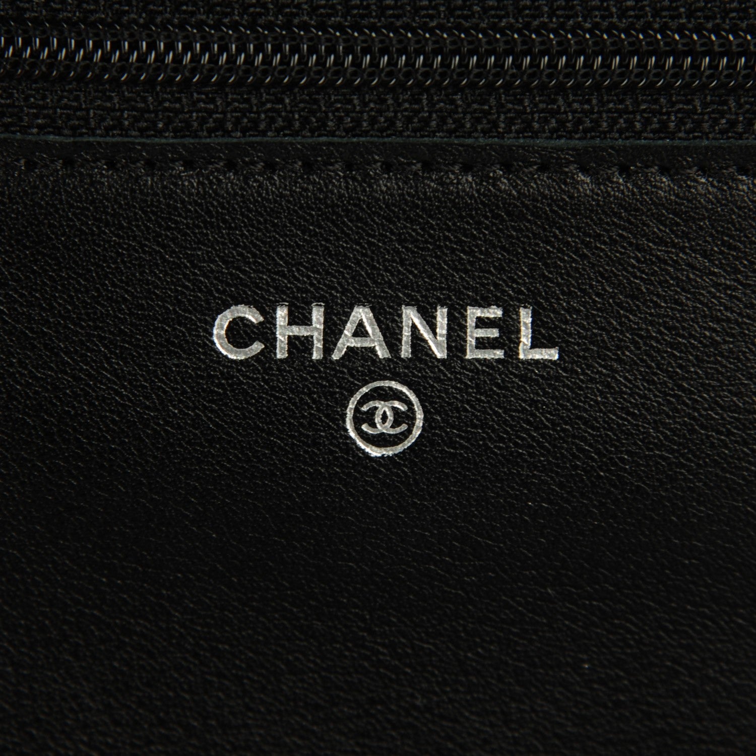 Chanel Patent CC Compact Wallet On Chain WOC Black 5 of 7