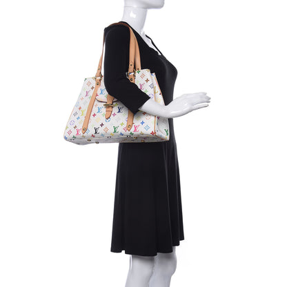 Louis Vuitton Monogram Multicolor Aurelia MM White 2 of 9