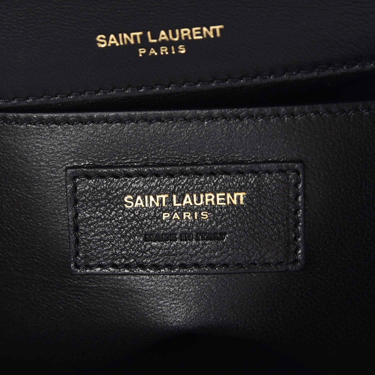 Saint Laurent Lambskin Matelasse Monogram Medium Vicky Chain Bag Black 7 of 8