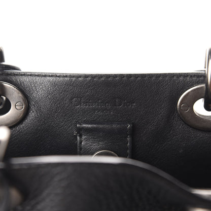Christian Dior Bullcalf Mini Diorissimo Tote Black 7 of 9