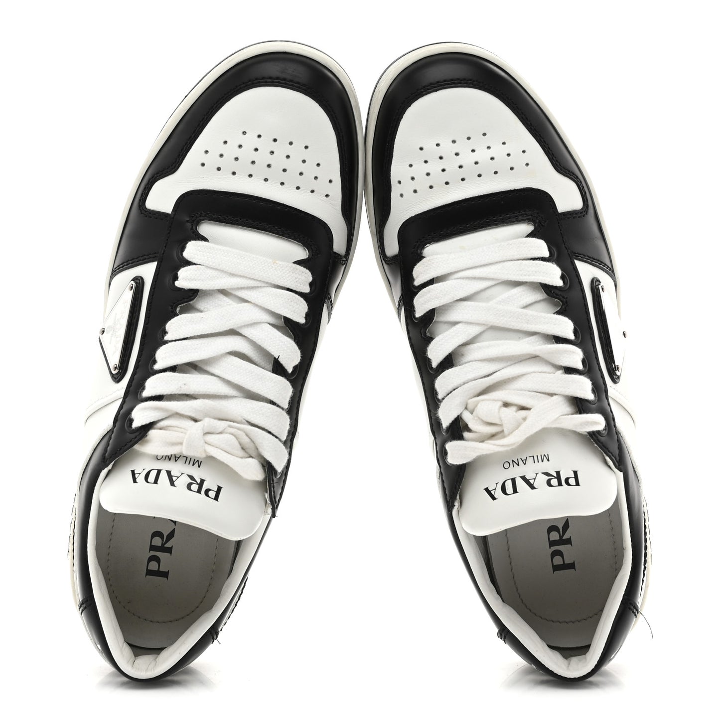 Vitello Sport Spazzolato Rois Triangle Logo Womens Downtown Low Top 30mm Sneakers 38 White Black