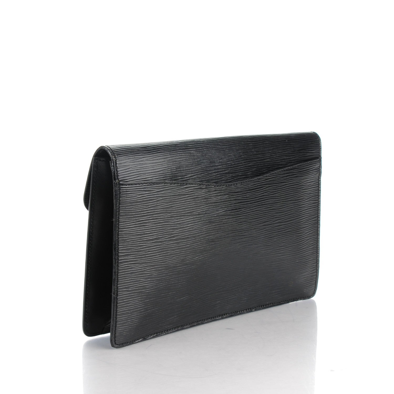 Louis Vuitton Epi Montaigne Clutch MM Black 3 of 7