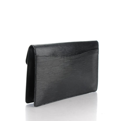 Louis Vuitton Epi Montaigne Clutch MM Black 3 of 7