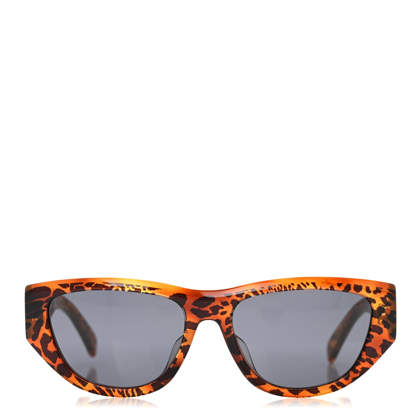 Acetate Square Sunglasses CL40278U Leopard Havana